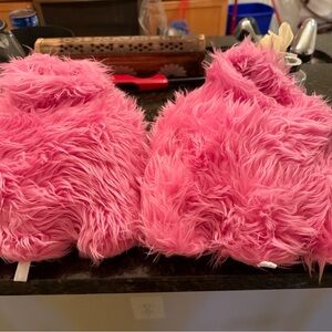 abby cadabby Fluffy Pink Slippers